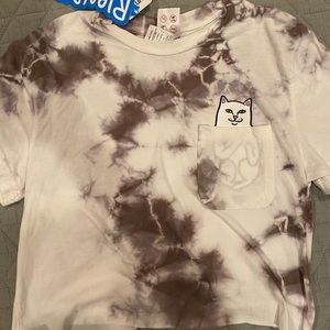 Tie-dye Rip N Dip Cropped T-Shirt